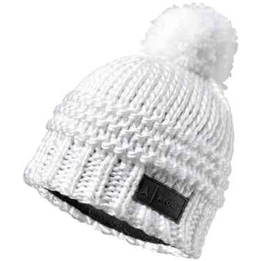 ATOMIC W ALPS POM BEANIE - Weiß - Mütze für Erwachsene - Wintermütze mit Fleece-Stirnband - Bequeme & atmungsaktive Mützen - Warme Bommelmütze aus hautsympathischem Material im Sale